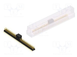 Connector: pin strips; pin header; male; PIN: 58; 2.54mm; SMT; 2x29