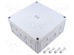 Enclosure: multipurpose; X: 180mm; Y: 182mm; Z: 90mm; TK PC; grey