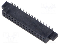 Connector: PCB to PCB; female; PIN: 30; 1.27mm; SFM; SMT; socket