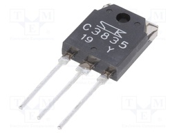 Transistor: NPN; bipolar; 120V; 7A; 70W; TO3P
