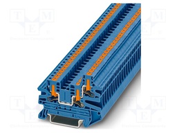 Splice terminal: rail; PTV; 24A; 800V; push-in; PA; L: 45.7mm; H: 60mm