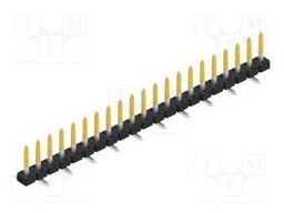 Connector: pin strips; pin header; male; PIN: 21; 2mm; SMT; 1x21