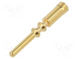 Circular Connector Contact, Han Series, Pin, Crimp, 14 AWG, 18 AWG