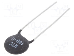 NTC thermistor; THT; 16Ω; 12.5mm; -55÷200°C