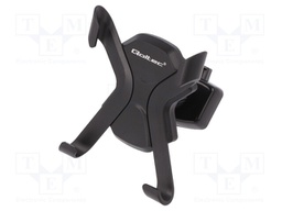 Car holder; black; air vent; Size: 4.0"-7.0"