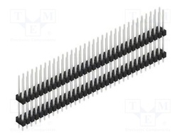 Connector: pin strips; pin header; male; PIN: 66; 2.54mm; THT; 2x33