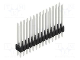 Connector: pin strips; pin header; male; PIN: 28; 1.27mm; THT; 2x14