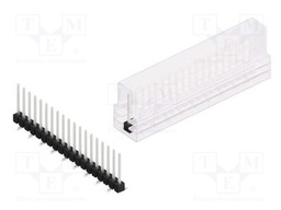 Connector: pin strips; pin header; male; PIN: 19; 2.54mm; SMT; 1x19