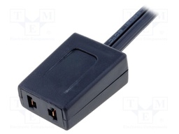 Wire: for fan supplying; Plug: straight; 0.3m