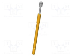 Test needle; Operational spring compression: 4mm; 8A; Ø: 2mm; 5N