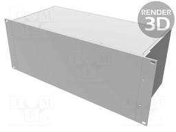 Enclosure: 19" standard; 4U; Enclos.mat: aluminium; Y: 203mm