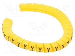 Markers for cables and wires; Label symbol: Y; 2.5÷5mm; PVC; PA