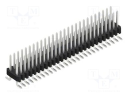 Connector: pin strips; pin header; male; PIN: 54; 1.27mm; SMT; 2x27