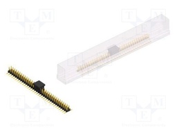 Connector: pin strips; pin header; male; PIN: 68; 2mm; SMT; 2x34