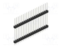 Connector: pin strips; pin header; male; PIN: 20; 2.54mm; THT; 1x20