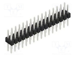 Connector: pin strips; pin header; male; PIN: 32; 2.54mm; THT; 2x16