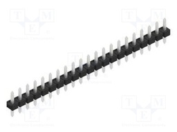 Connector: pin strips; pin header; male; PIN: 21; 2.54mm; THT; 1x21