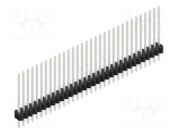 Connector: pin strips; pin header; male; PIN: 32; 1.27mm; THT; 1x32