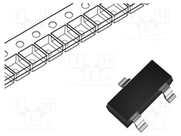 Transistor: N-MOSFET; unipolar; 60V; 0.2A; Idm: 3A; 0.35W; SOT23