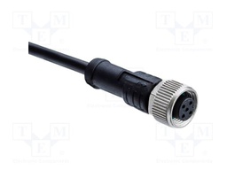 Cable: for sensors/automation; M12; PIN: 12; straight; 2m; plug