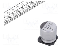 SMD Aluminium Electrolytic Capacitor, Radial Can - SMD, 220 µF, 50 V, UD Series, 5000 hours @ 105°C