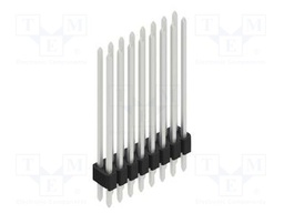 Connector: pin strips; pin header; male; PIN: 16; 1.27mm; THT; 2x8
