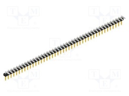 Connector: pin strips; pin header; male; PIN: 43; 2mm; THT; 1x43