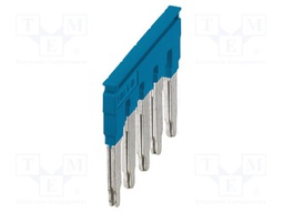 Comb bridge; ways: 5; blue; Width: 10mm; UL94V-0