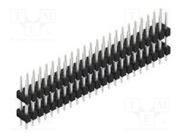 Connector: pin strips; pin header; male; PIN: 46; 2.54mm; THT; 2x23