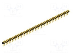 Connector: pin strips; pin header; male; PIN: 43; 2mm; THT; 1x43