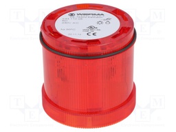Signaller: lighting; blinking light; Colour: red; Usup: 230VAC; LED