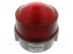 Signaller: lighting; continuous light; red; 12÷230VDC; 12÷230VAC