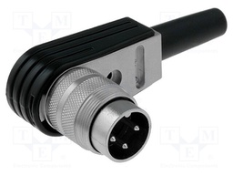 Connector: M16; male; for cable; IP40; plug; soldering; 300V; PIN: 3