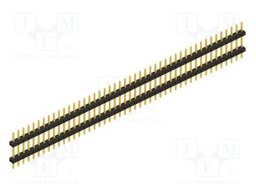 Connector: pin strips; pin header; male; PIN: 46; 2mm; THT; 1x46