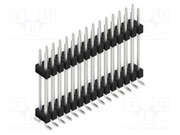 Connector: pin strips; pin header; male; PIN: 30; 2.54mm; SMT; 2x15