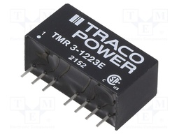 Converter: DC/DC; 3W; Uin: 9÷18V; Uout: 15VDC; Uout2: -15VDC; SIP8