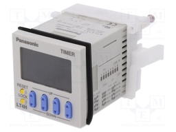 Timer; Range: 0,001s÷999,9h; SPDT; 12÷24VDC; socket,on panel