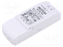 Power supply: switched-mode; LED; 18W; 9÷18VDC; 1050mA; 198÷264VAC