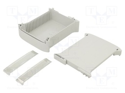 Enclosure: for DIN rail mounting; Y: 101mm; X: 45mm; Z: 119mm; grey