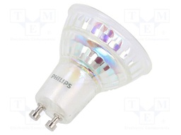 LED lamp; warm white; GU10; 230VAC; 355lm; 4.6W; 36°; 2700K