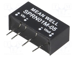 Converter: DC/DC; 1W; Uin: 11.4÷13.2V; 5VDC; Iout: 0÷200mA; SIP6