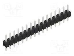 Connector: pin strips; pin header; male; PIN: 16; 2.54mm; THT; 1x16