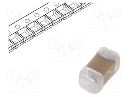 Capacitor: ceramic; MLCC; 1nF; 16VDC; X7R; ±10%; SMD; 0402