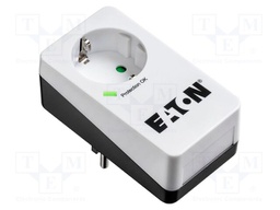 Plug socket strip: protective; Sockets: 1; 250VAC; 16A; IP20