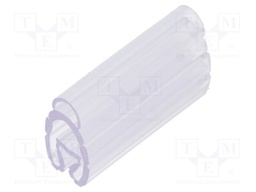 Markers for cables and wires; 4÷10mm; PVC; transparent; -30÷60°C
