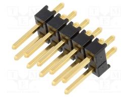 Connector: pin strips; pin header; male; PIN: 10; straight; 2.54mm