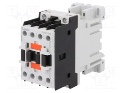 Contactor: 3-pole; NO x3; Auxiliary contacts: NC; 24VDC; 25A; DIN