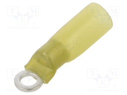 Tip: ring; M4; Ø: 4.3mm; 4÷6mm2; crimped; for cable; insulated