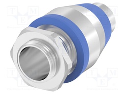 Straight terminal connector; IP65; stainless steel; Entrelec