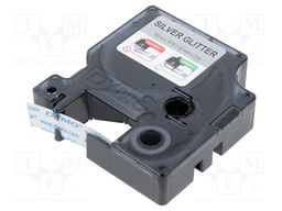 Tape; Width: 12mm; Colour: silver; Character colour: black; L: 3m